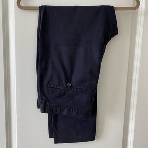 H&M navy chinos Sz 33
